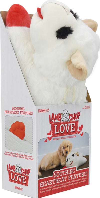 Lamb Chop Love Plush With Heartbeat