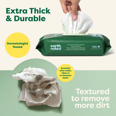 Dog Grooming Wipes White Tea & Basil