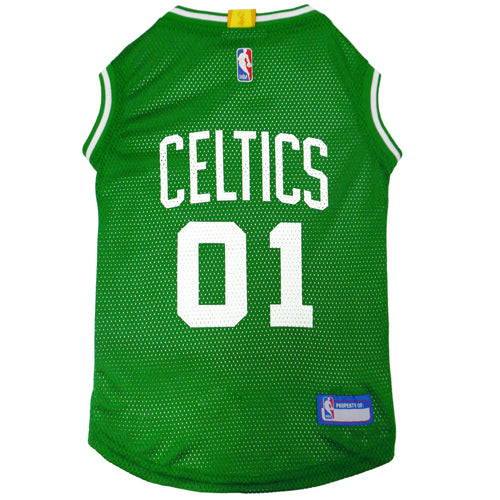 Boston Celtics Mesh Basketball Jersey by Pets First