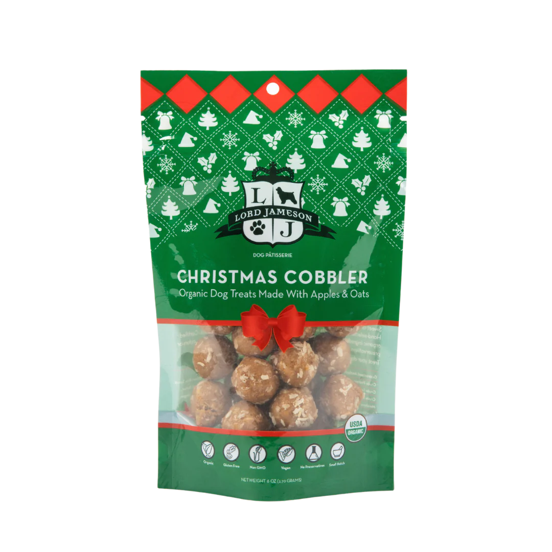 Holiday Christmas Cobbler Organic Dog Treats