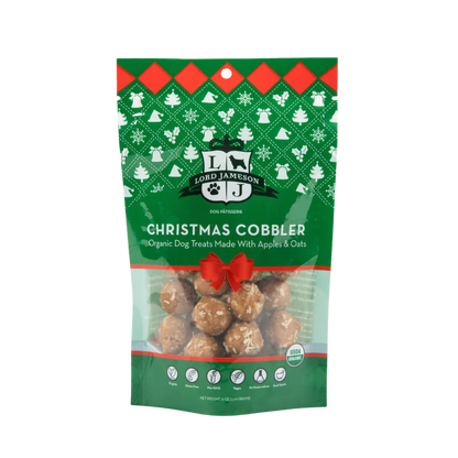 Holiday Christmas Cobbler Organic Dog Treats