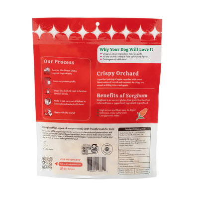 Crispy Orchard Organic Dog Treats