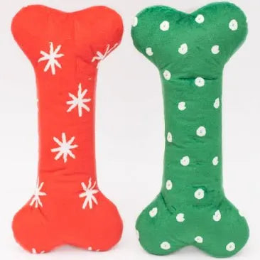 Holiday Patterned Bones – Large 2-Pack