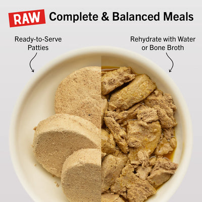Absolutely Rabbit Freeze-Dried Raw Dinner Patties