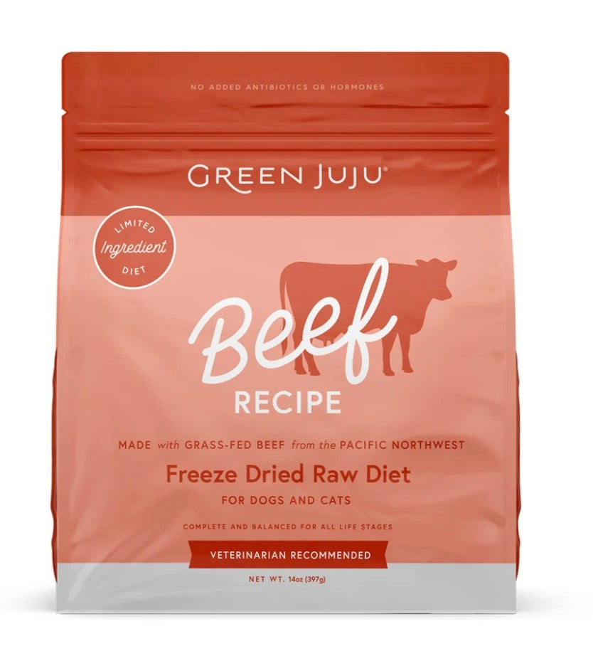 Beef Recipe - Freeze Dried Raw Diet