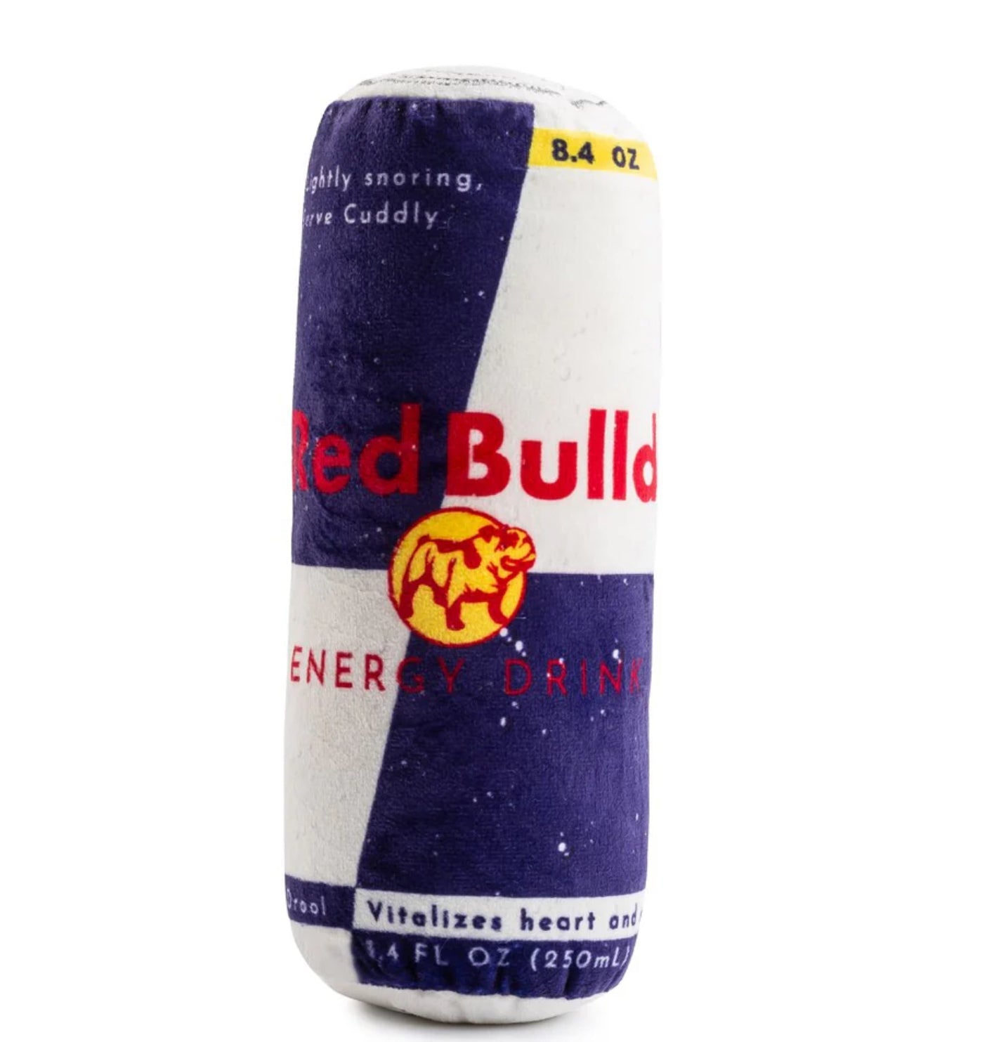 Red Bulldog Energy Drink Plush