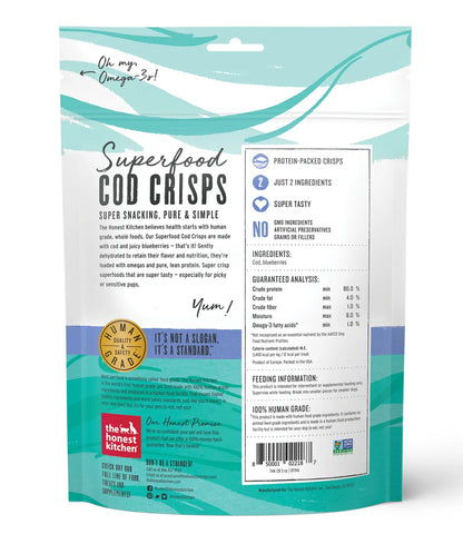 Superfood Cod Crisps Blueberry