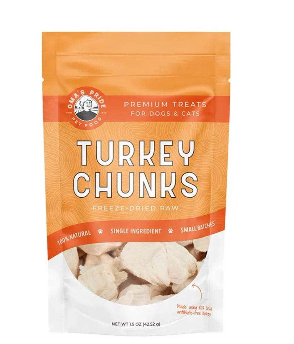 Freeze Dried Raw Turkey Chunks