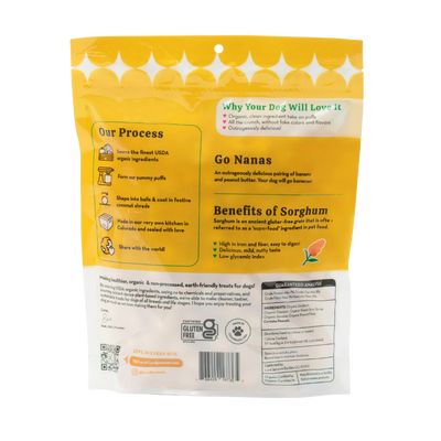Go Nanas Organic Dog Treats