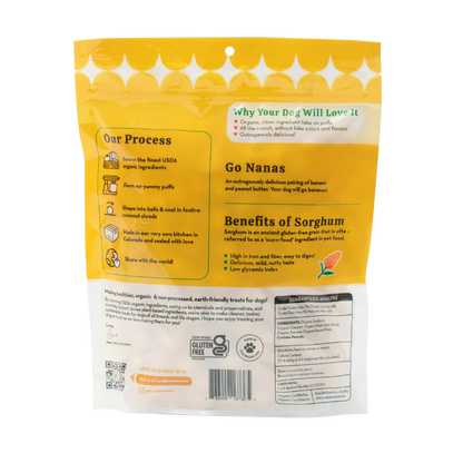 Go Nanas Organic Dog Treats