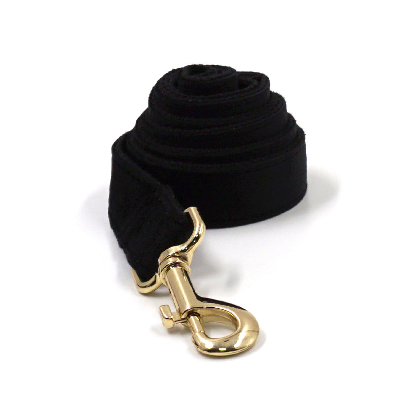 Puptqe Black Velvet Dog Leash