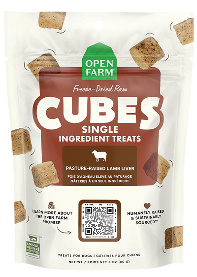 Freeze Dried Raw Lamb Liver Cubes Treat