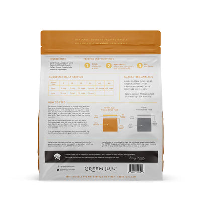 Lamb Recipe - Freeze Dried Raw Diet
