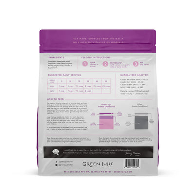 Goat Recipe - Freeze Dried Raw Diet