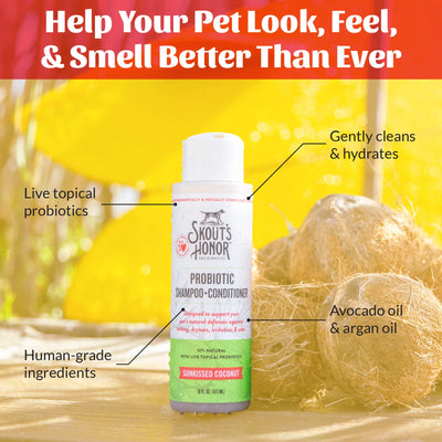 Probiotic Shampoo + Conditioner - Sun-kissed Coconut