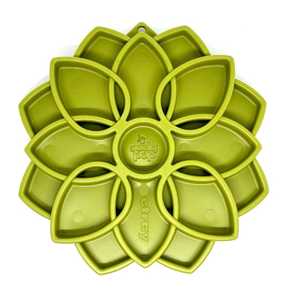 Mandala Design Shallow Slow Feeder Dog Bowl