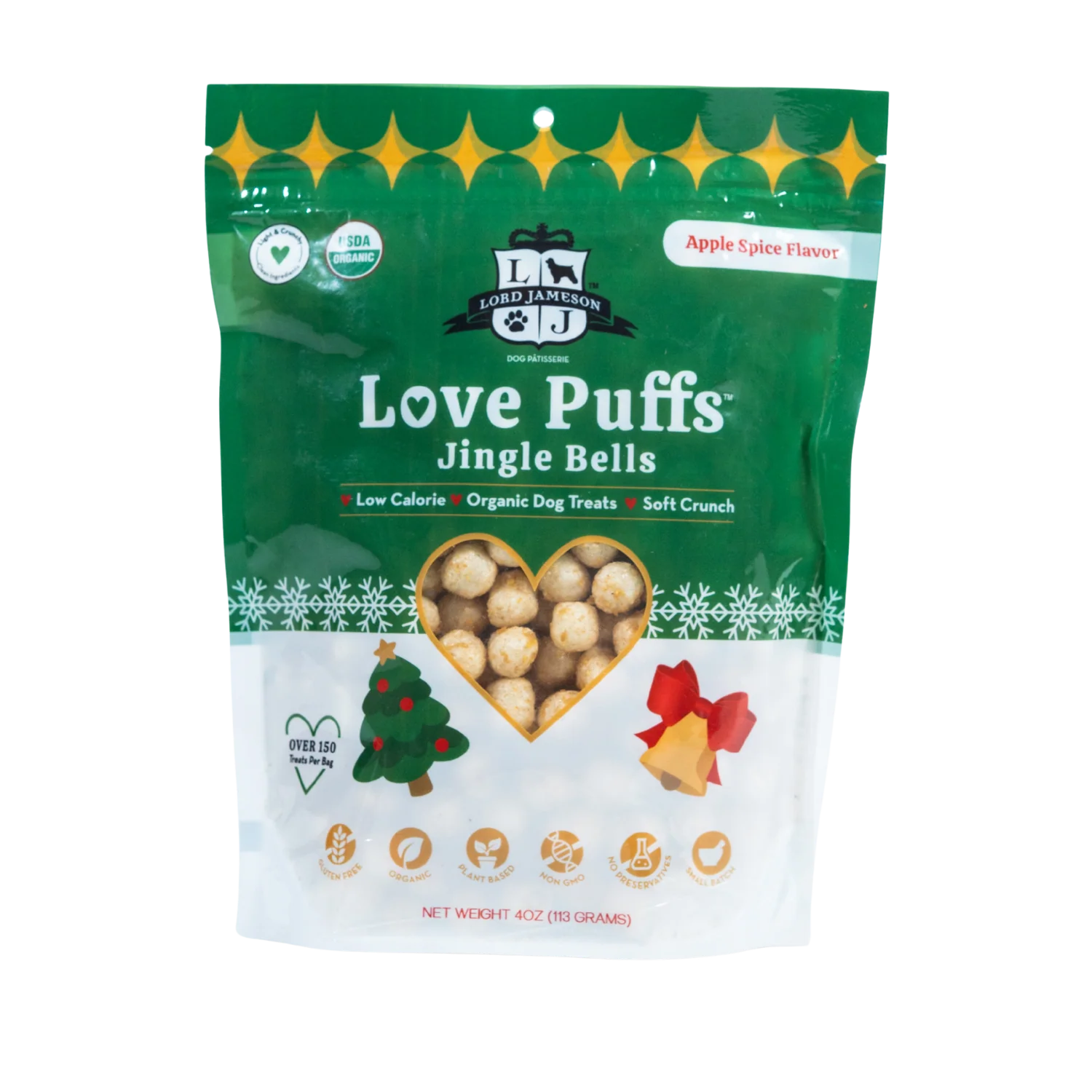 Jingle Bells Organic Dog Treats