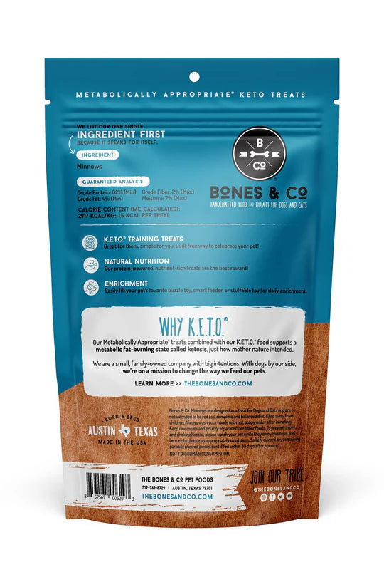 Bones & Co Minnows Freeze-Dried Dog Treats