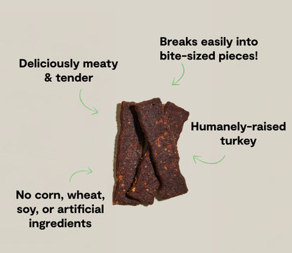 Grain-Free Turkey Jerky Strips