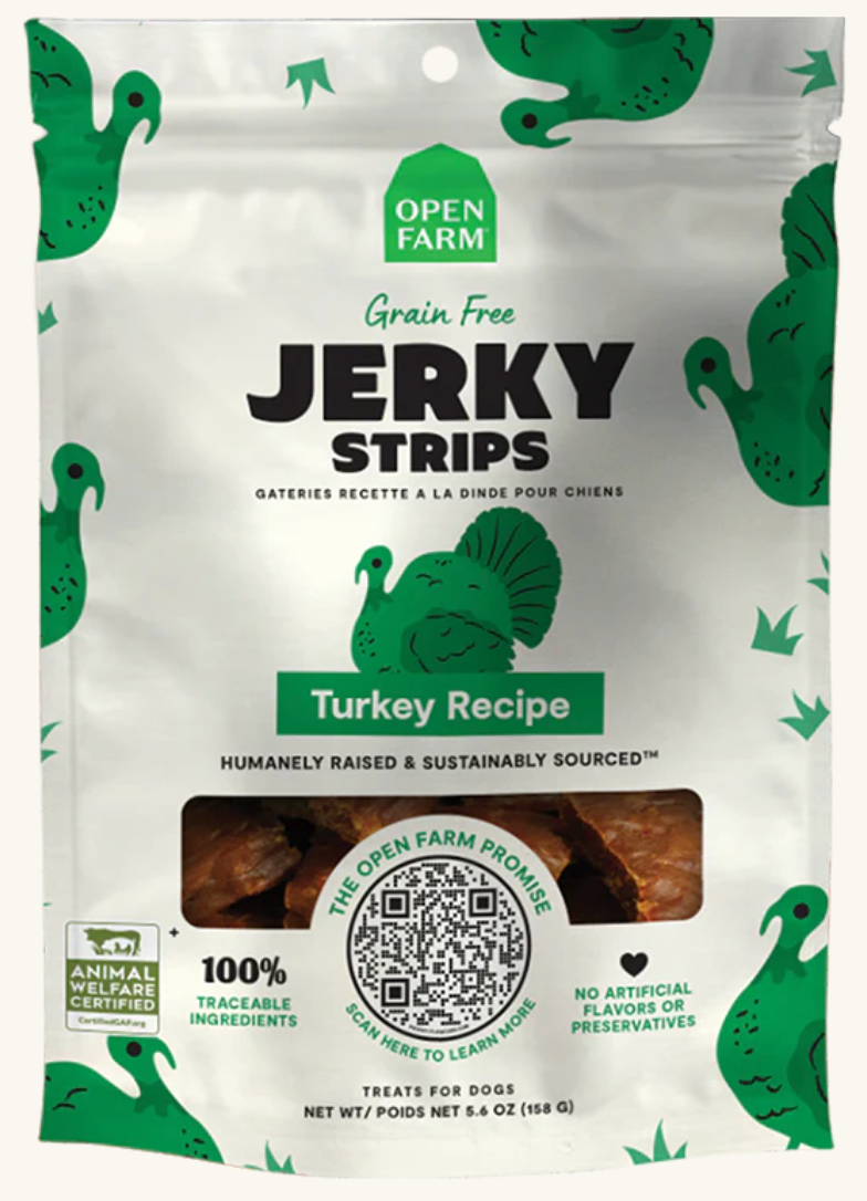 Grain-Free Turkey Jerky Strips