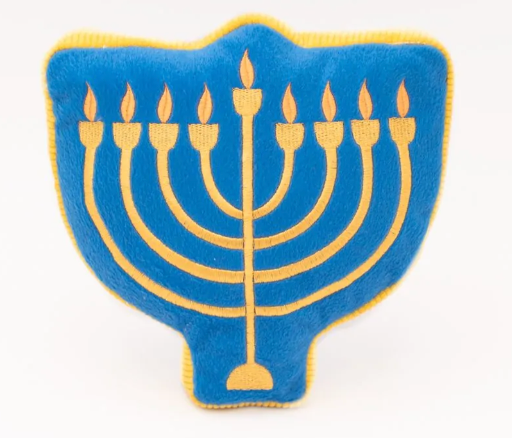 Hanukkah Squeakie Pattiez – Menorah