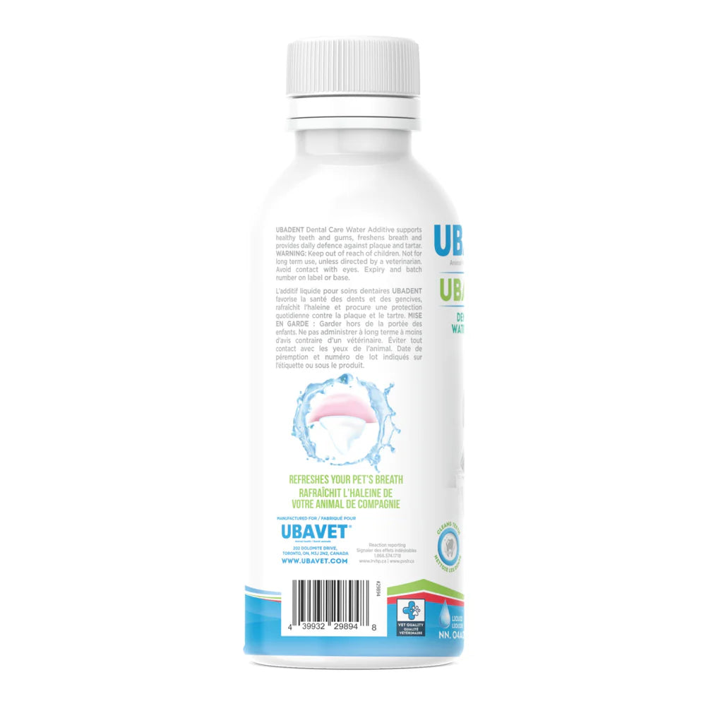 UBAVET Ubadent Dental Water Additive for Dogs (16 lf oz / 473ml)