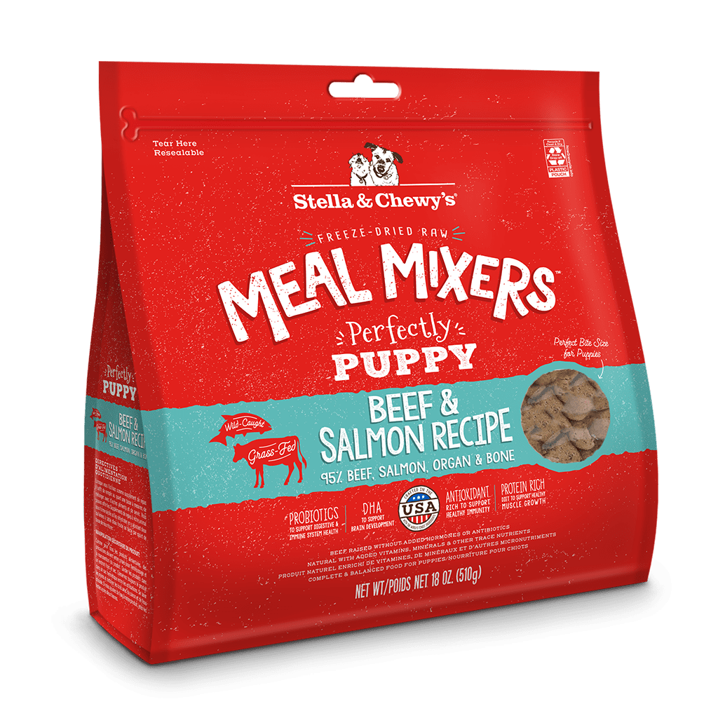Stella & Chewy's Perfectly Puppy Beef & Salmon Meal Mixers - 3.5oz