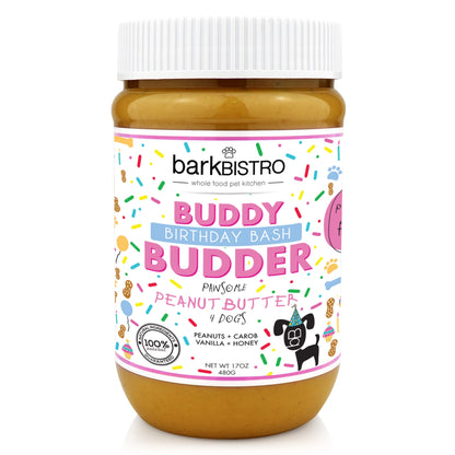 Buddy Butter Birthday Bash Dog Peanut Butter