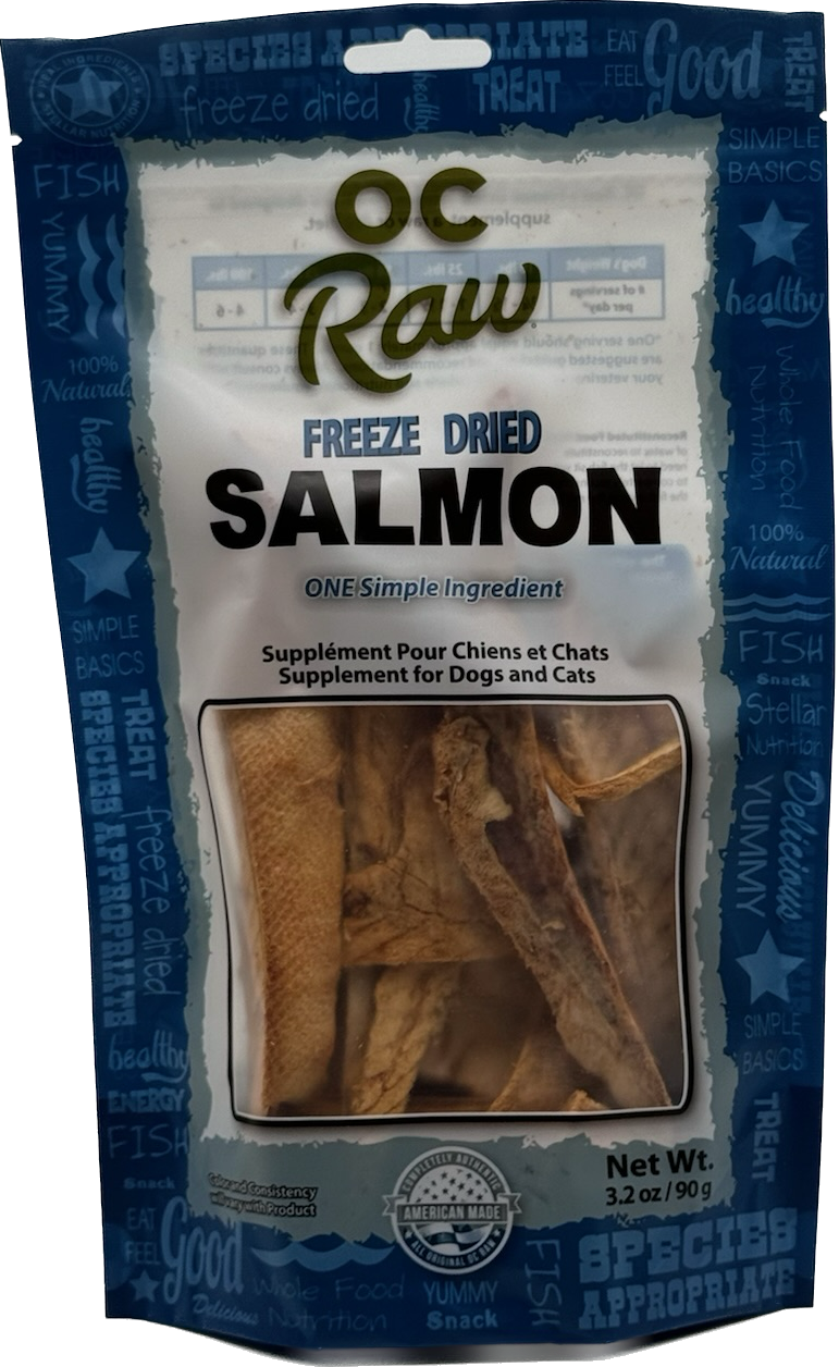 Salmon ~ 3.2 oz Freeze Dried