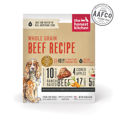 The Honest Kitchen Dehydrated Beed Grain Free Dog Food - 4lb