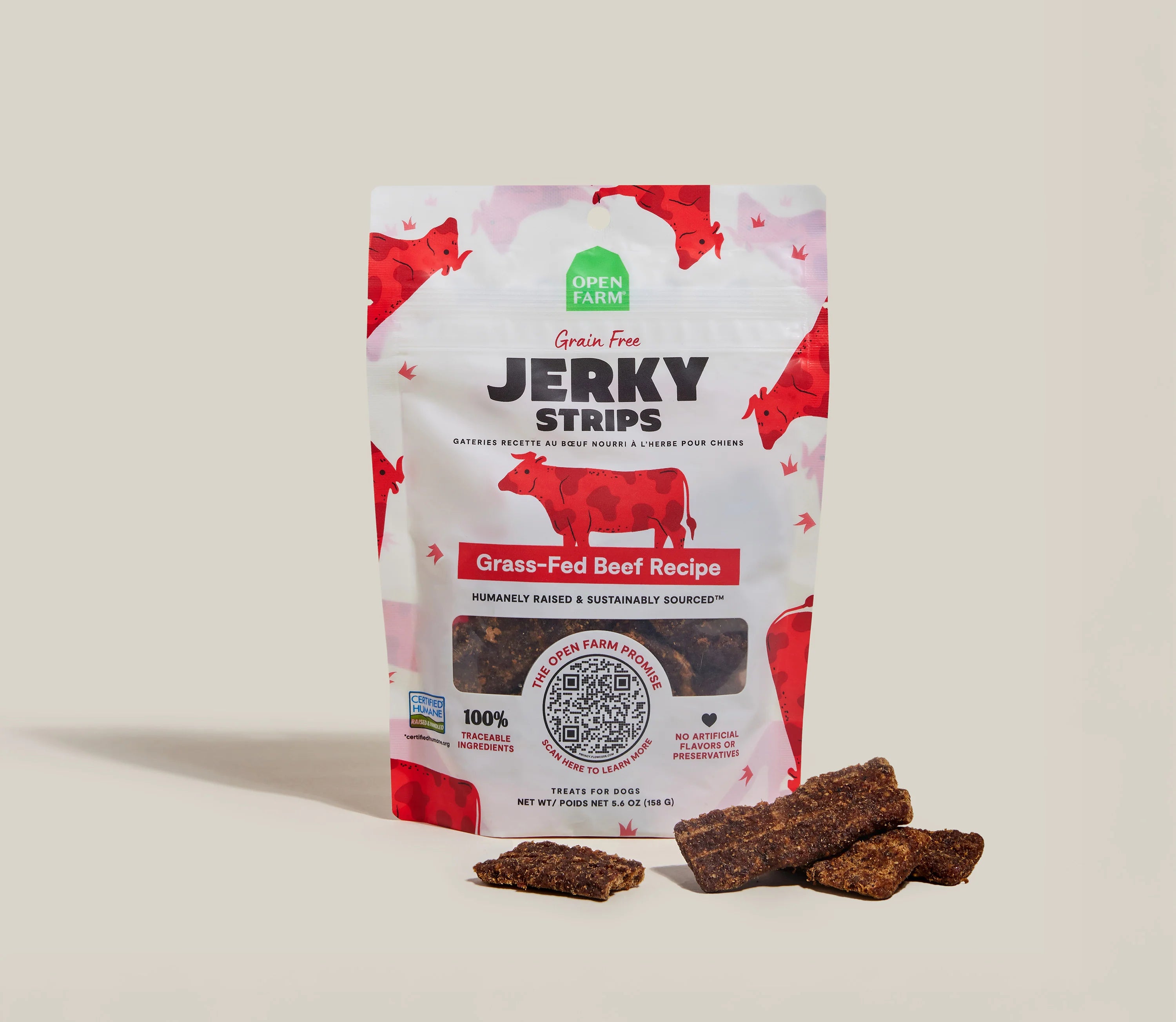 Grain-Free Grass-Fed Beef Jerky Strips