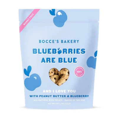 Bocce's Bakery Blueberries are Blue Treats
