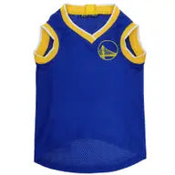 NBA Golden Sate Warriors Basketball Mesh Jersey by Pets First