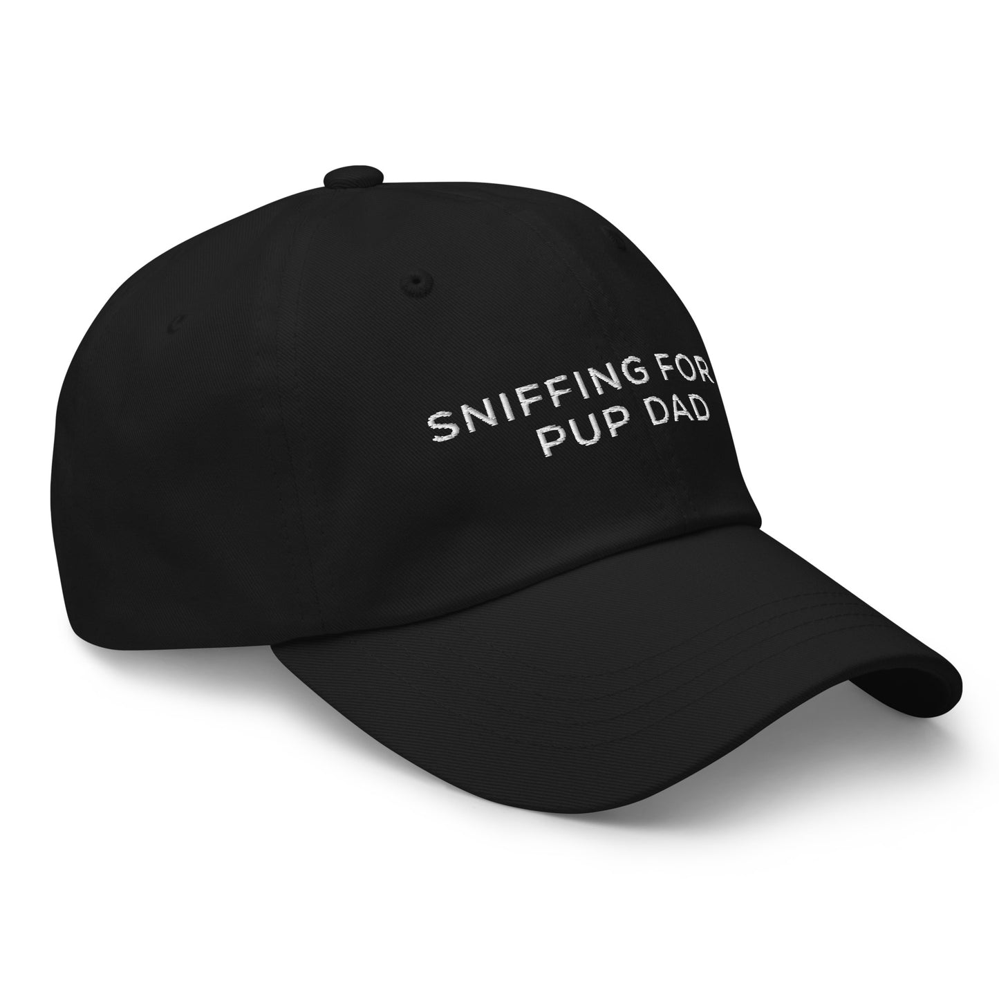 Sniffing for a Pup Dad hat