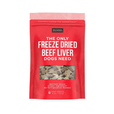 Natural Rapport The Only Freeze Dried Beef Liver Dogs Need - 4oz